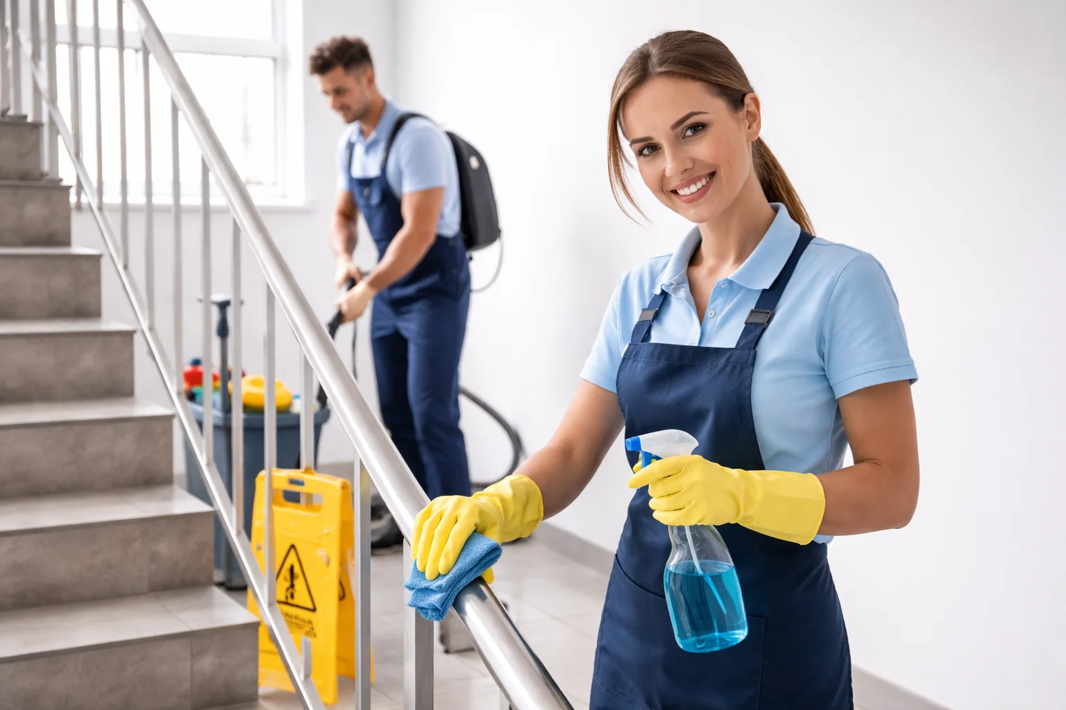 Treppenhaus & Eingangsreinigung